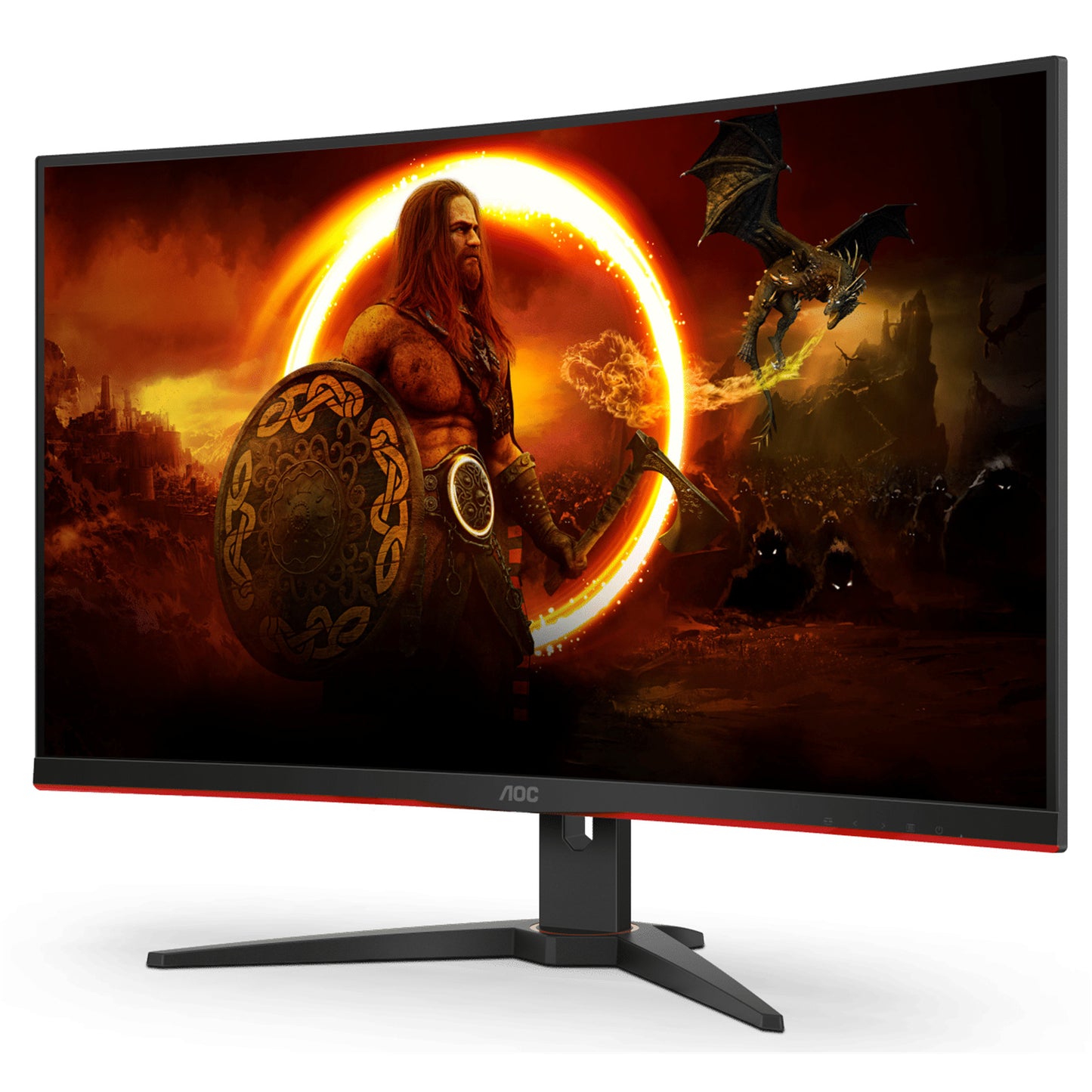AOC C32G2ZE2 31.5" Curved | Full HD 1920x1080 | 0.5ms | 250Hz VA | HDMI VGA DP | Gaming Monitor