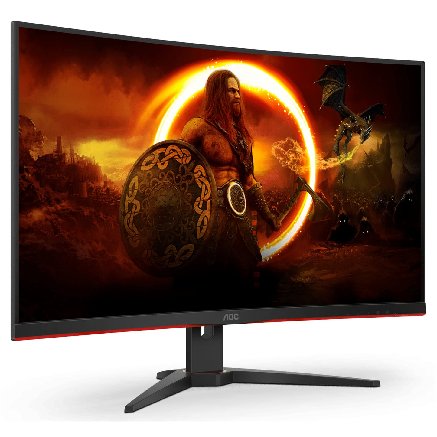 AOC C32G2ZE2 31.5" Curved | Full HD 1920x1080 | 0.5ms | 250Hz VA | HDMI VGA DP | Gaming Monitor