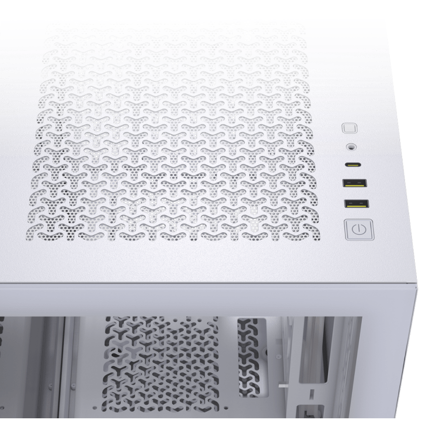 Corsair 3500X Mid-Tower Gaming PC Case Tempered Glass (White)