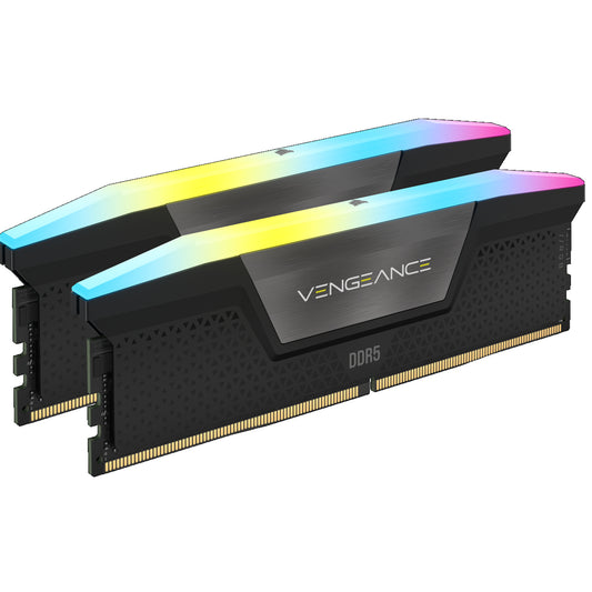 Corsair Vengeance RGB 32GB DDR5 Desktop RAM Kit Black
