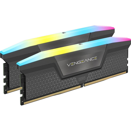 Corsair Vengeance RGB 32GB 2x16GB DDR5 Desktop PC Memory RAM Kit