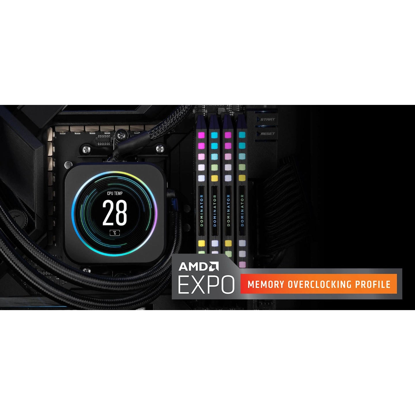 Corsair Dominator Platinum RGB 32GB (2x16GB) DDR5 DIMM CL36 Desktop RAM (Grey)