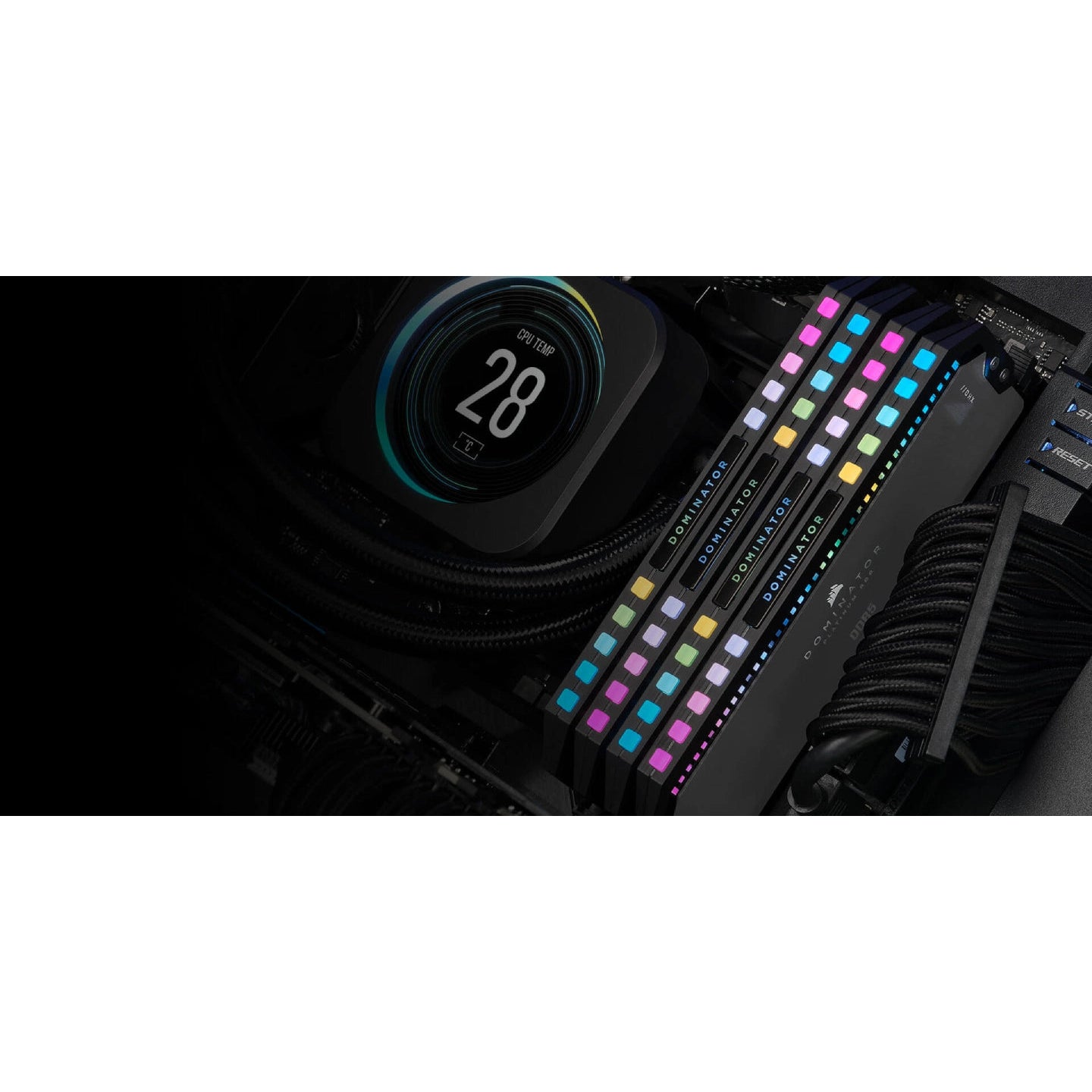 Corsair Dominator Platinum RGB 32GB (2x16GB) DDR5 DIMM CL36 Desktop RAM (Grey)