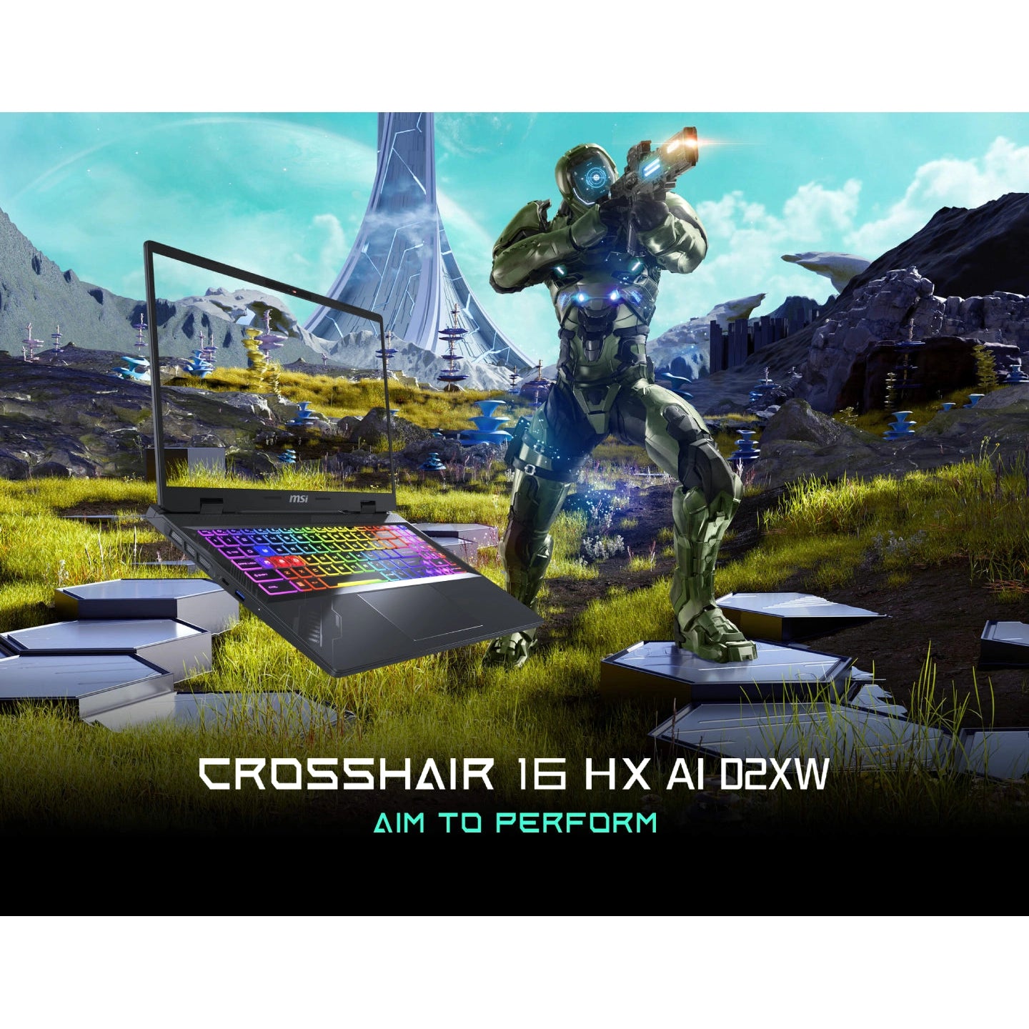MSI Crosshair 16 HX AI D2XWFKG-082NZ | QHD+ 2560x1600 | 240Hz IPS | Nvidia GeForce RTX 5060 8GB | 16" Gaming Laptop