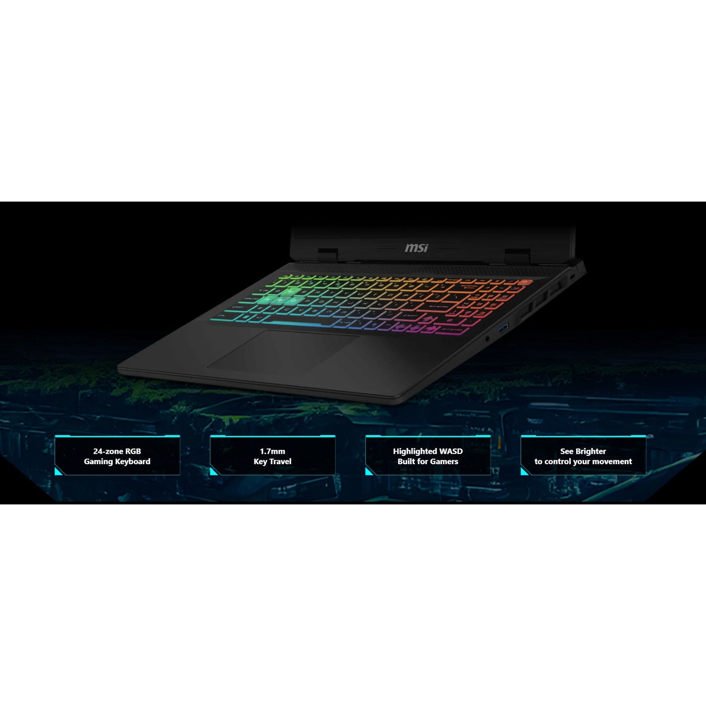 MSI Crosshair 16 HX AI D2XWFKG-082NZ | QHD+ 2560x1600 | 240Hz IPS | Nvidia GeForce RTX 5060 8GB | 16" Gaming Laptop