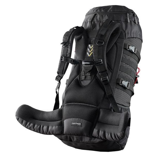 Caribee Pulse 65 Hiking Trekking Rucksack Backpack 65 Litre Black