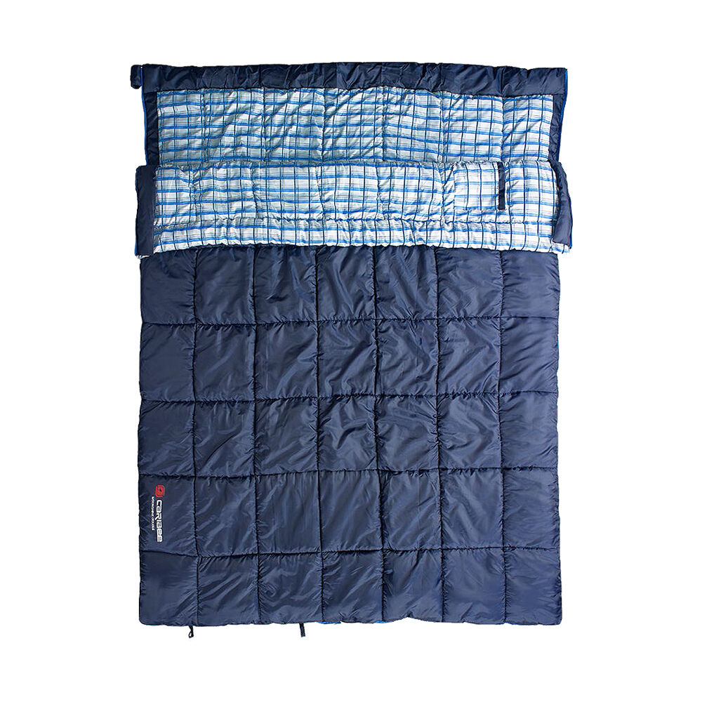 Caribee Safari Double 0°C Sleeping Bag 210 x 170 cm Navy