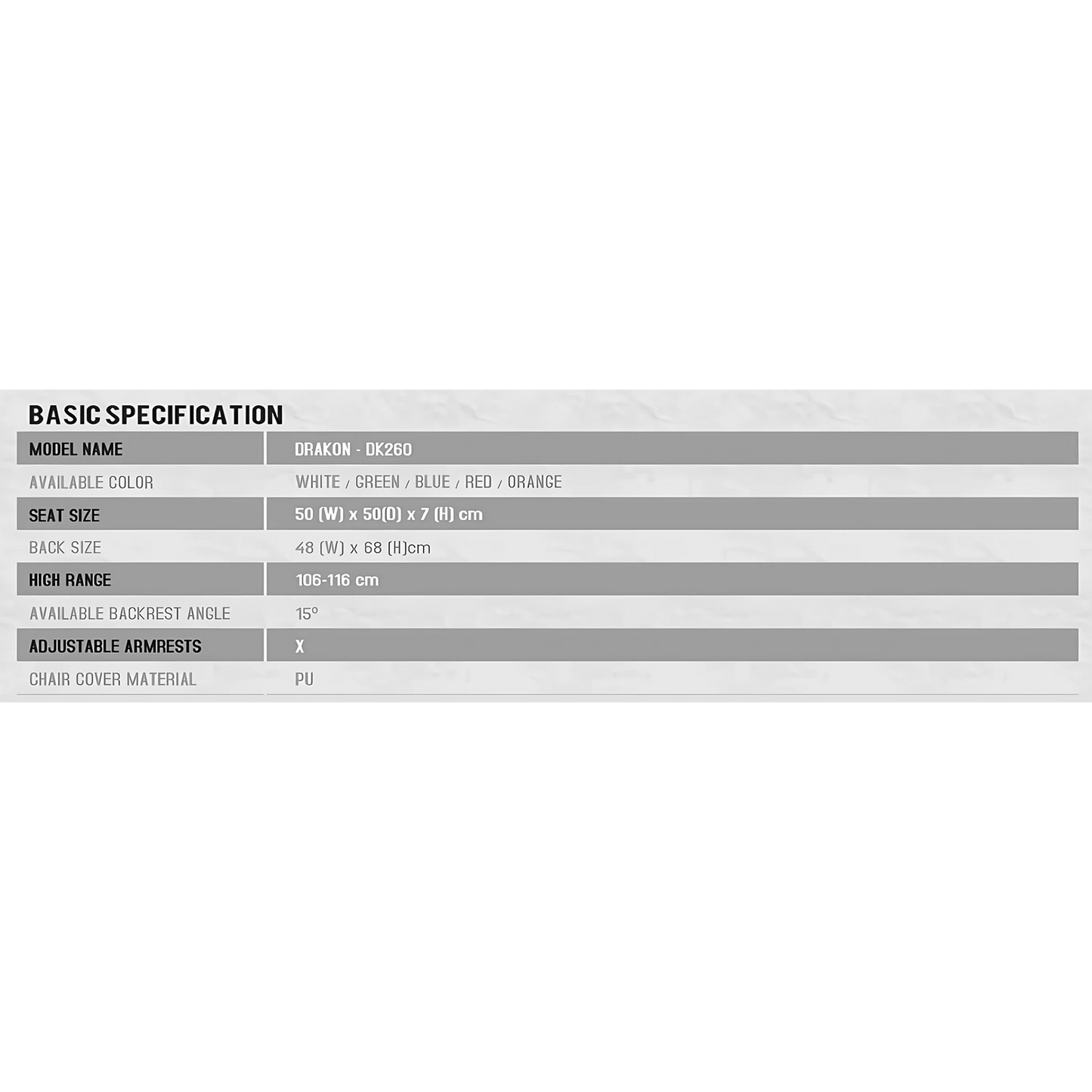 Raidmax Drakon Gaming Chair Blue