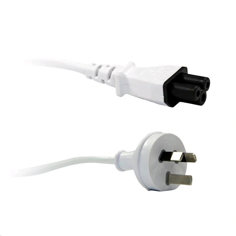 Digitus 3-Pin Power (Male) to C5 Clover (Male) Power Cable C-POWERNCWH (White) | 2m