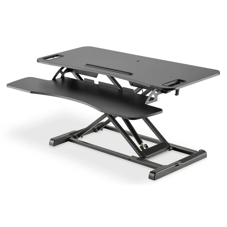 Digitus DA-90380-1 Ergonomic Height Adjustable Workspace Riser - Sit & Stand (Black)