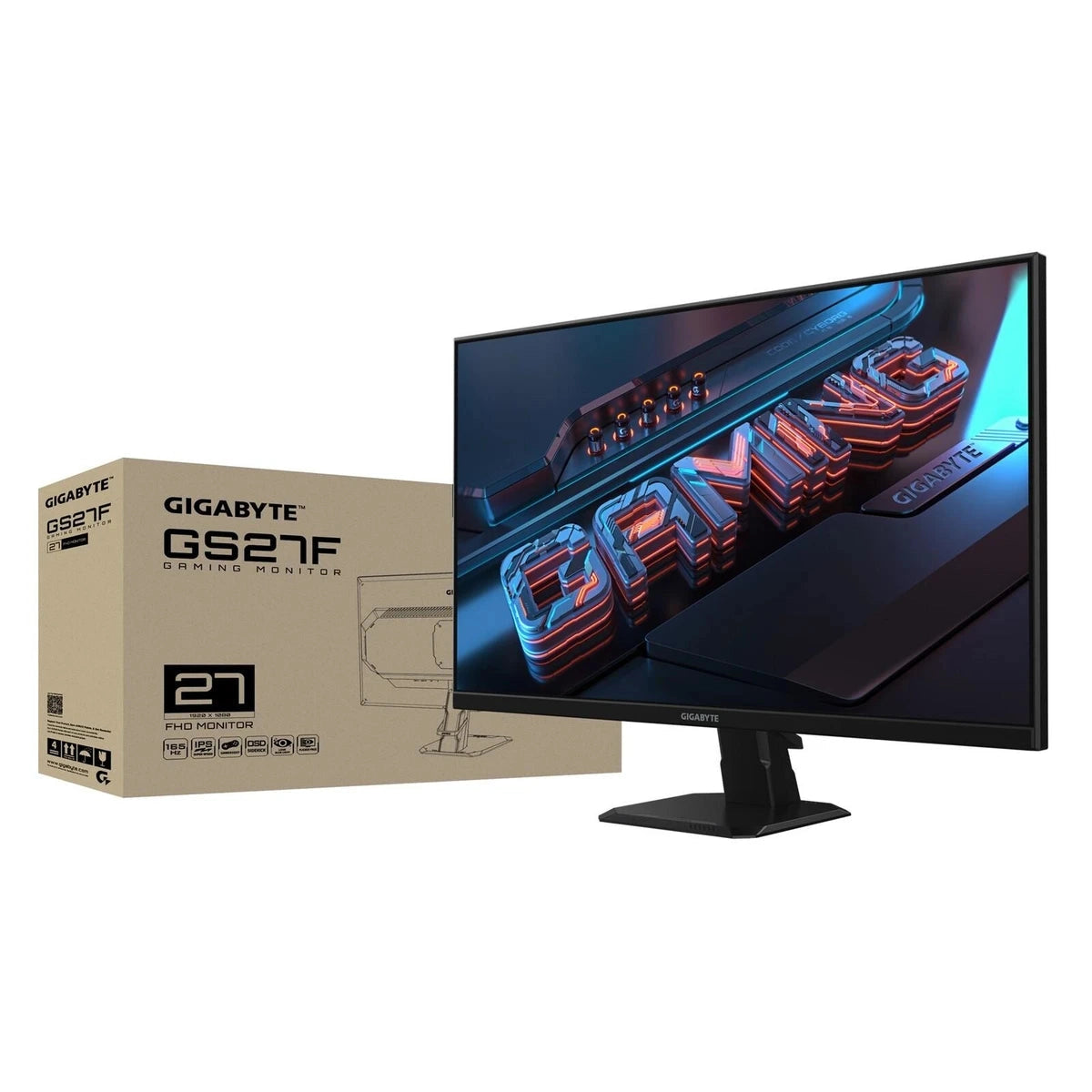 Gigabyte GS27FA 27" | Full HD 1920x1080 | 165Hz/170Hz OC | IPS | 2xHDMI | Gaming Monitor