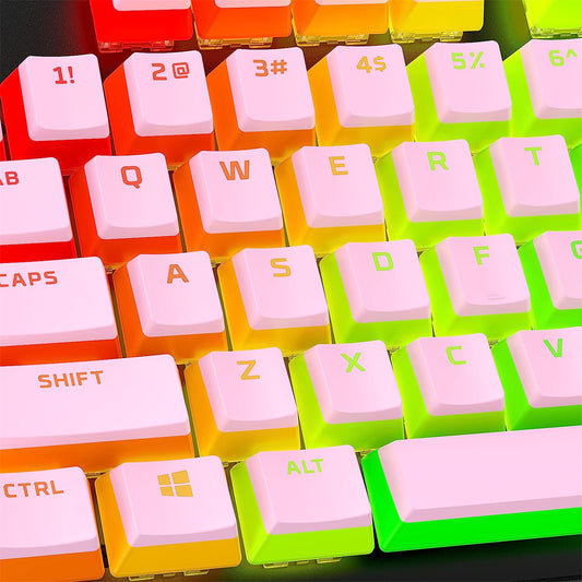 HyperX Pudding Keycaps Pink PBT (US Layout)