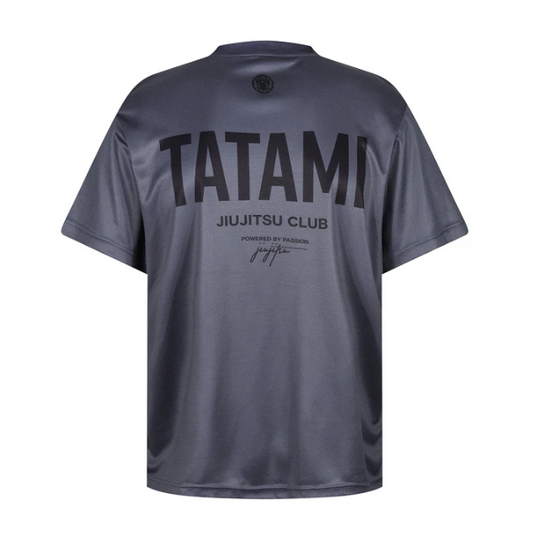 Tatami JJ Club Mesh Grapple T-Shirt - Grey - Large (L)