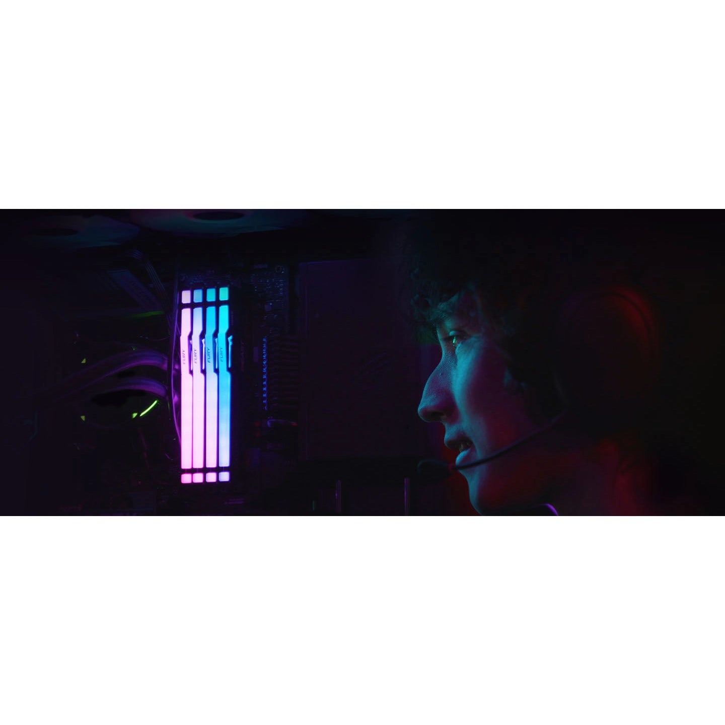 Kingston Fury Beast RGB 32GB (2x16GB) DDR5 CL36 DIMM Desktop RAM Kit (Black)