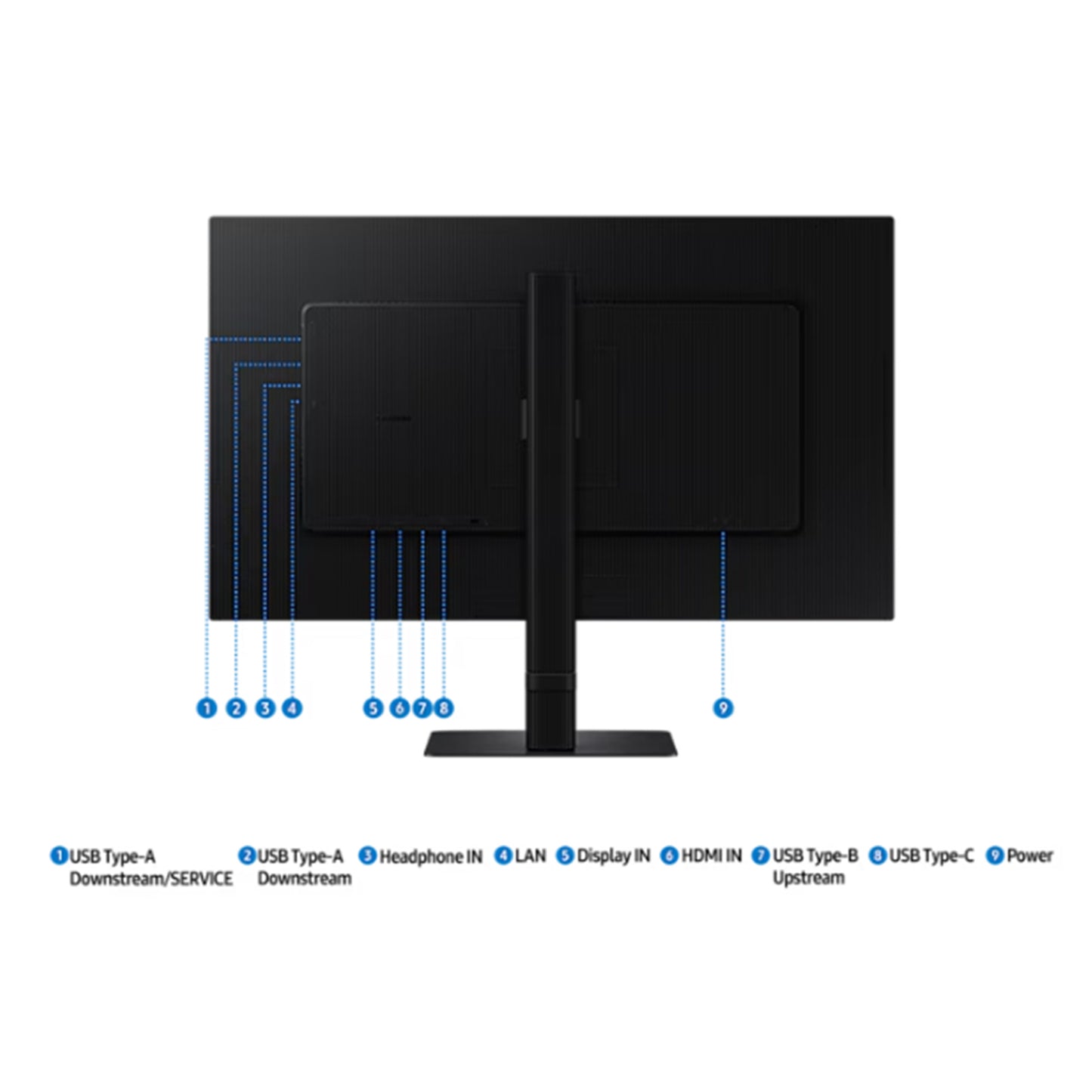 Samsung ViewFinity S8 S80UD LS27D804U 27" | 4K UHD 3840x2160 | 16:9 | 5ms | 60Hz IPS | Business Monitor