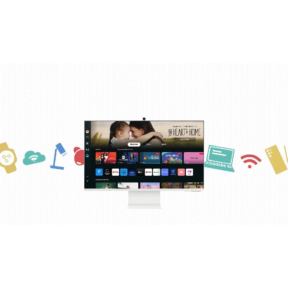 Samsung M8 32" | 4K UHD 3840x2160 | 16:9 | 4ms | 60Hz VA | Smart Monitor (White)
