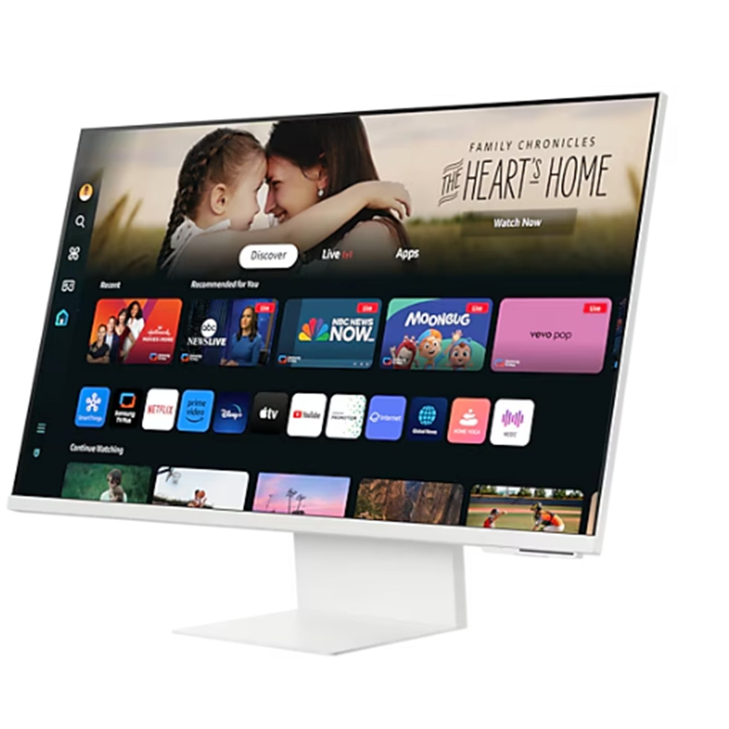 Samsung M8 32" | 4K UHD 3840x2160 | 16:9 | 4ms | 60Hz VA | Smart Monitor (White)
