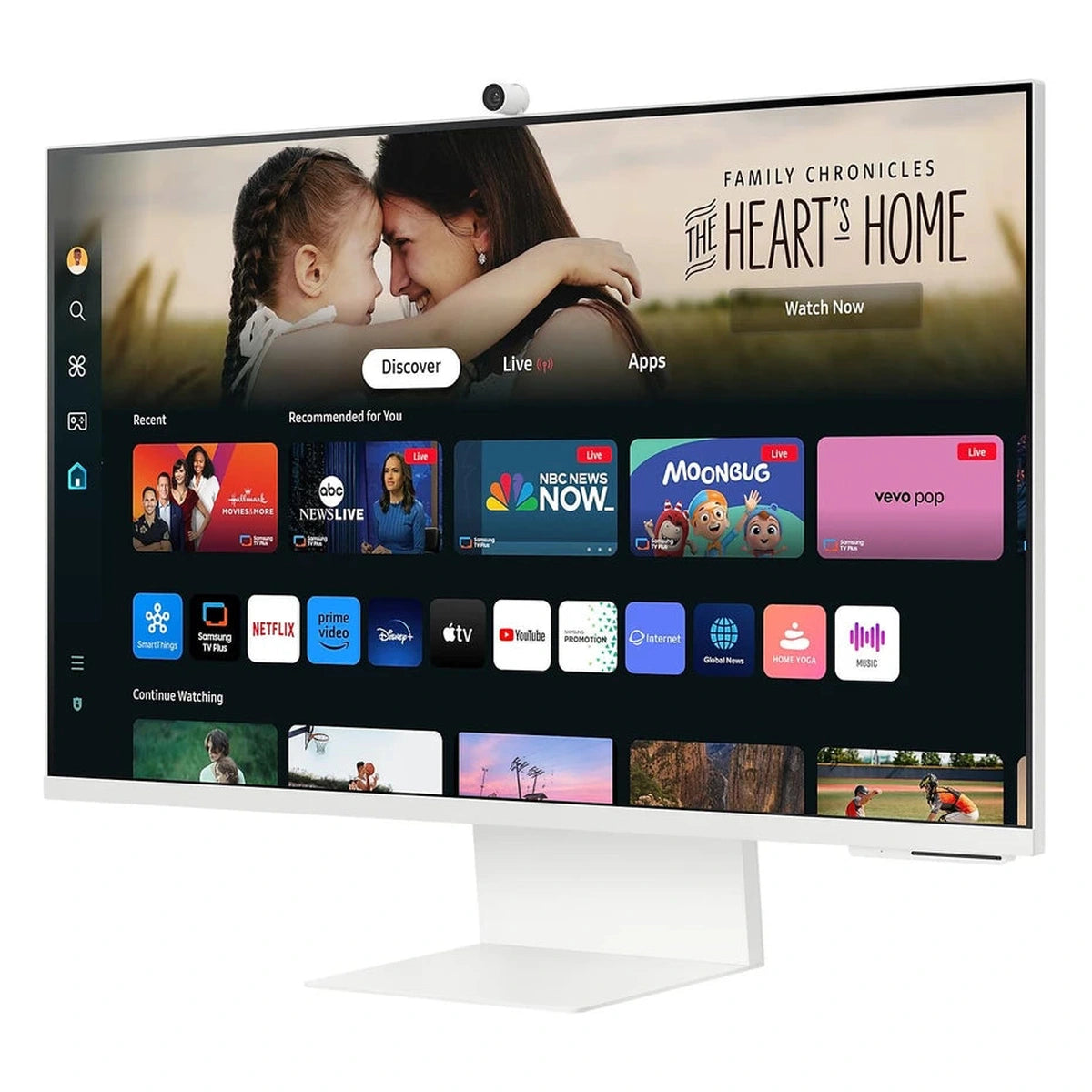 Samsung M8 32" | 4K UHD 3840x2160 | 16:9 | 4ms | 60Hz VA | Smart Monitor (White)