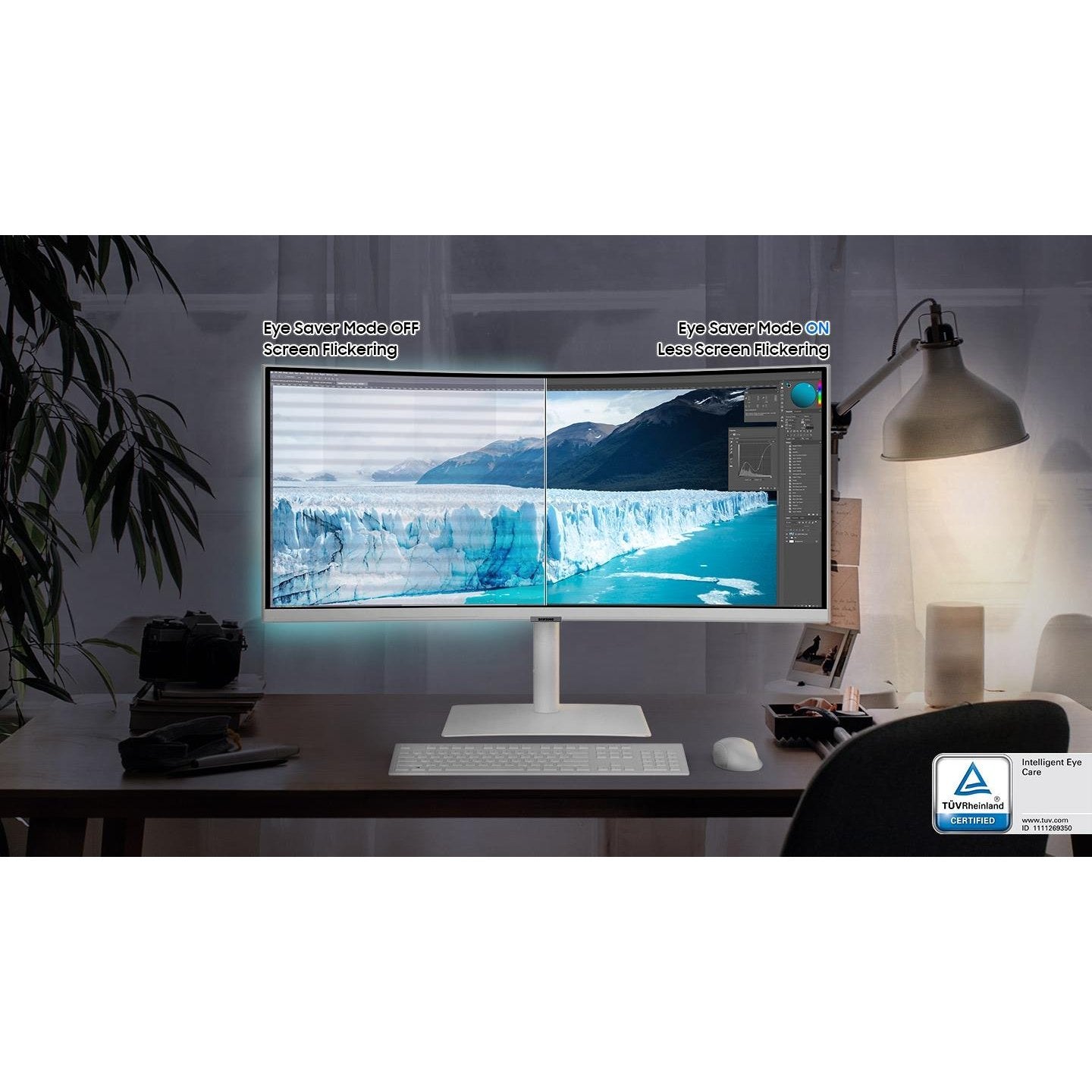 Samsung ViewFinity S6 S65TC 34" Curved | UWQHD 3440x1440 | 21:9 | 5ms | 100Hz VA | Thunderbolt 4 | Ultrawide Monitor (White)