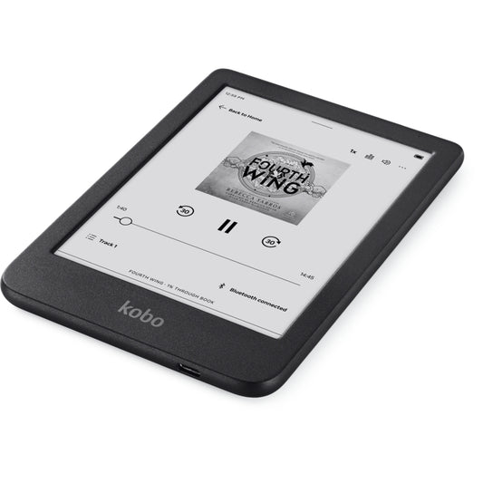 Kobo Clara BW 6" eReader with E-Ink Black & White Carta Display (Black)