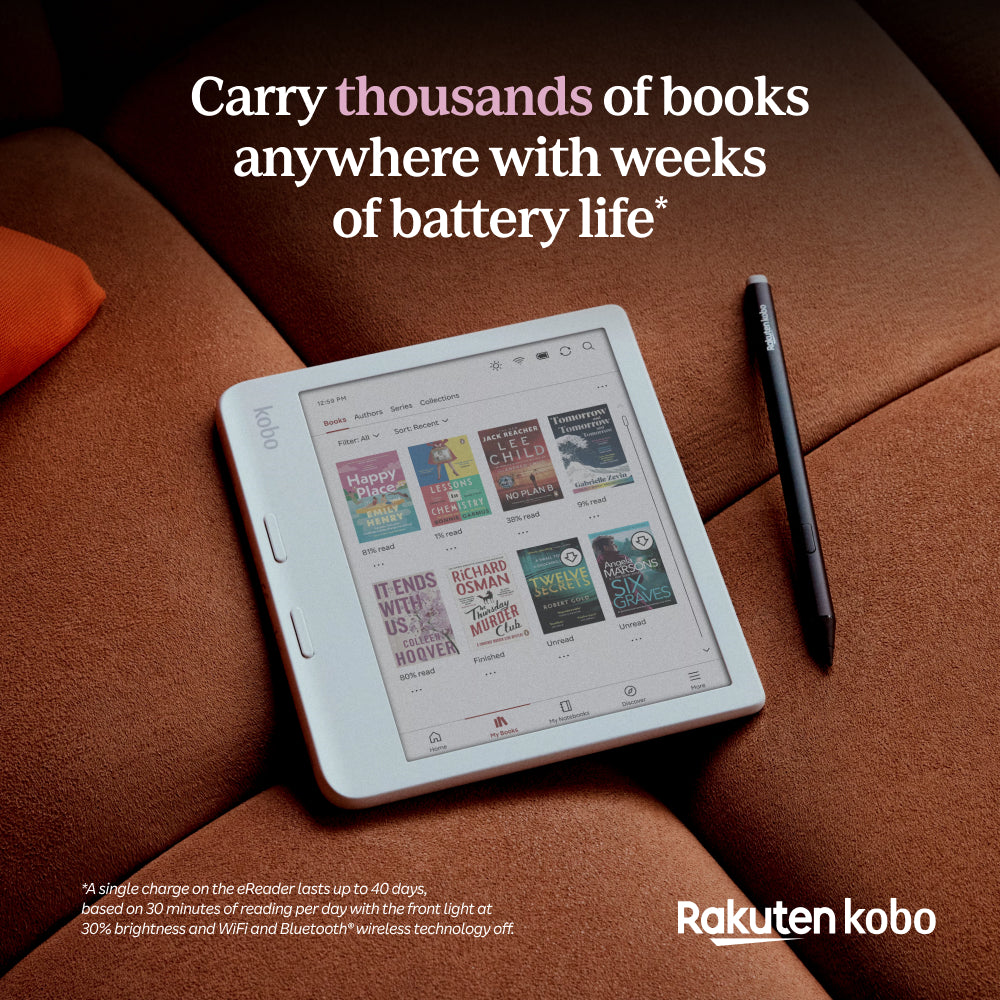 Kobo Libra Colour 7" eReader with E-Ink Colour Display (Black)