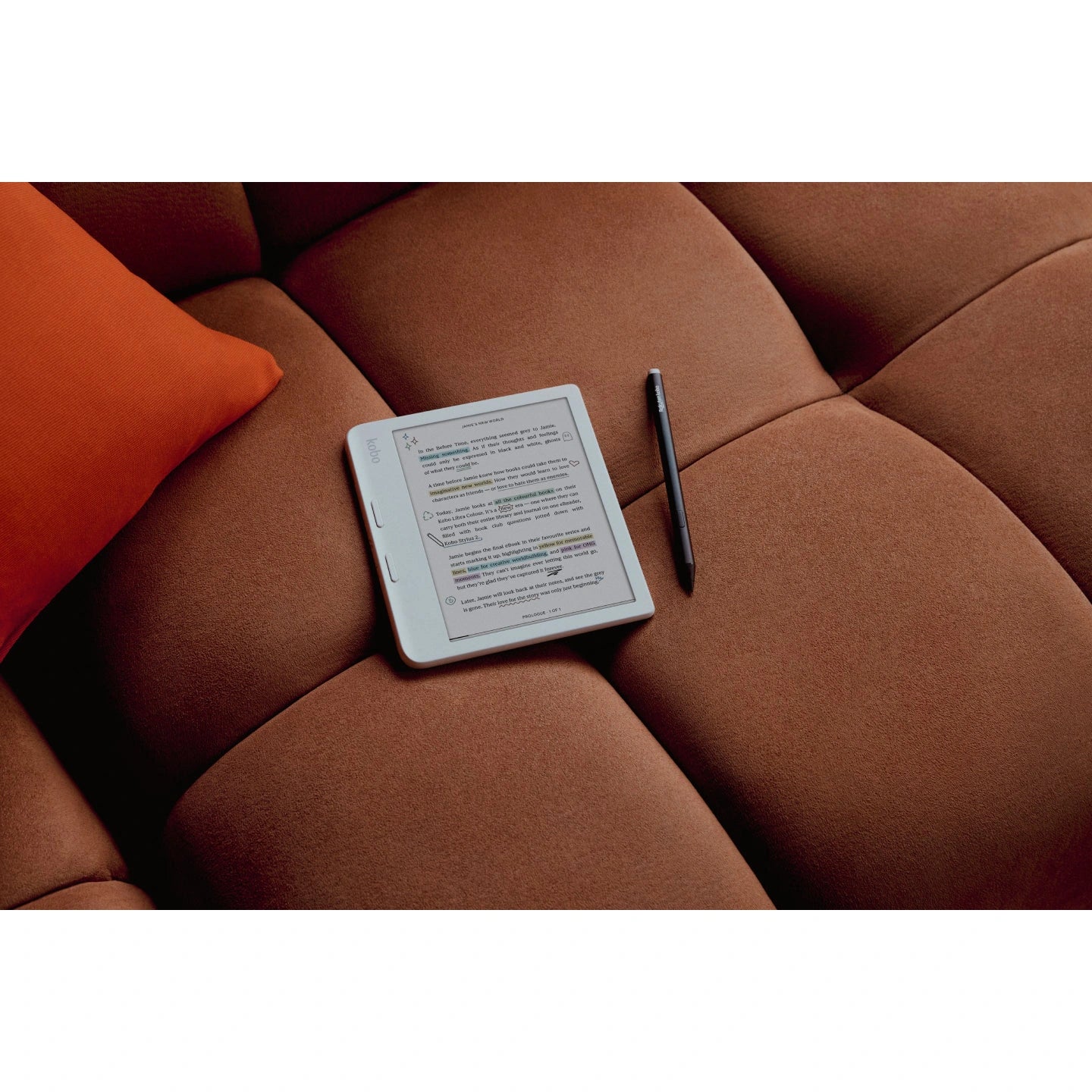 Kobo Libra Colour 7" eReader with E-Ink Colour Display (Black)
