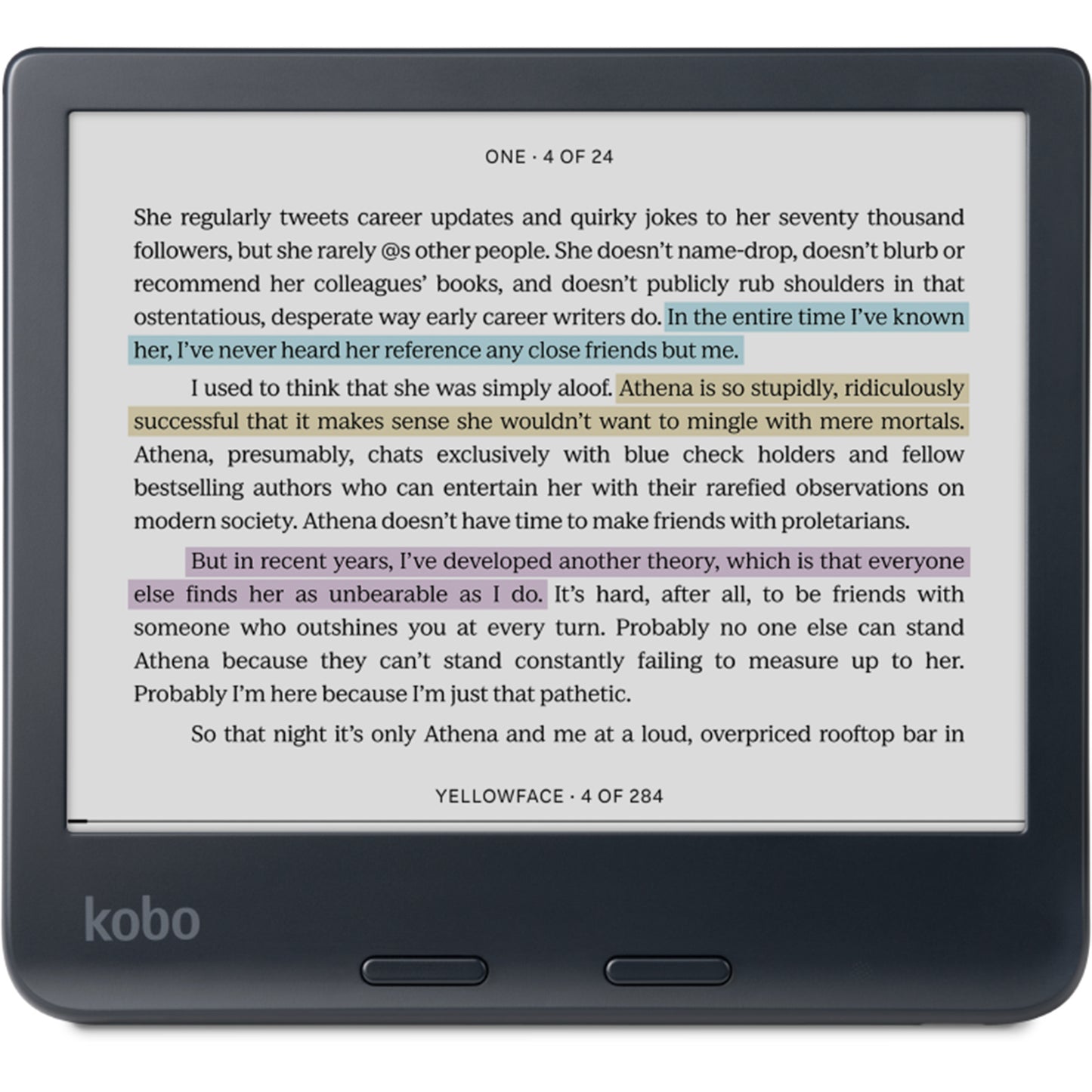 Kobo Libra Colour 7" eReader with E-Ink Colour Display (Black)