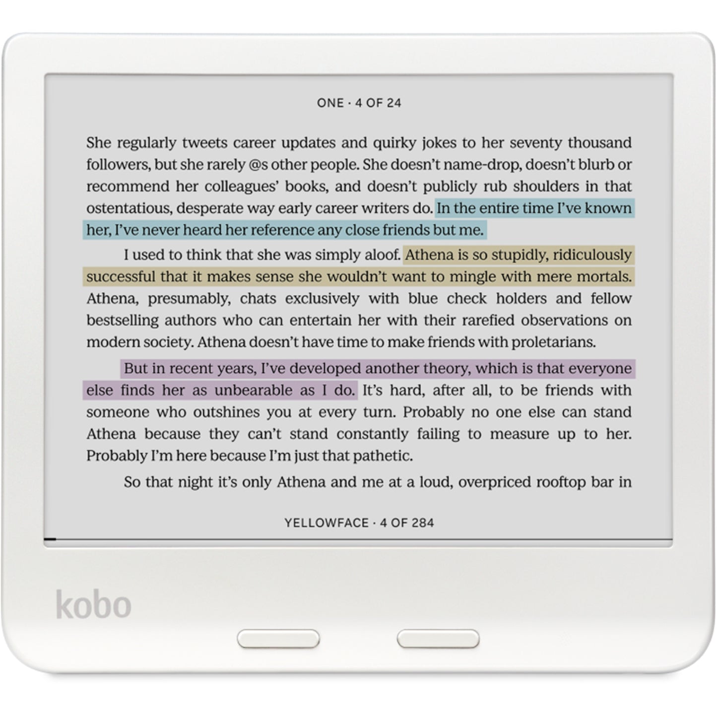 Kobo Libra Colour 7" eReader with E-Ink Colour Display (White)