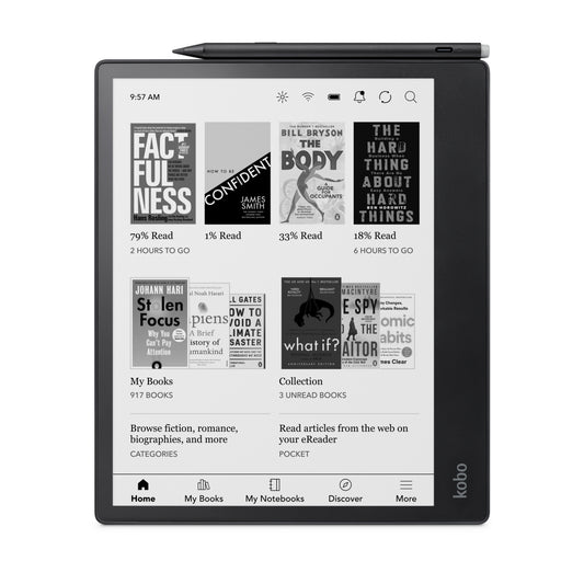 Kobo Elipsa 2E 10.3" eReader & Stylus Bundle (Black)