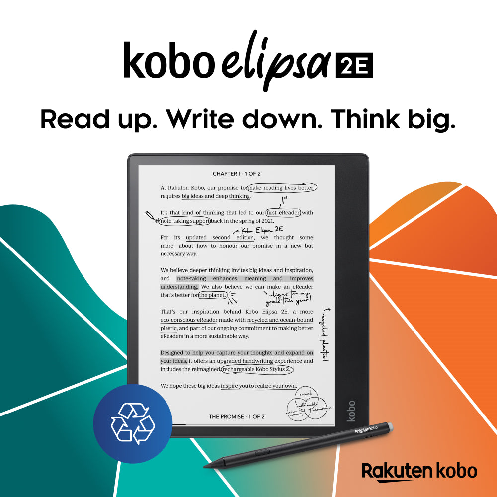 Kobo Elipsa 2E 10.3" eReader & Stylus Bundle (Black)