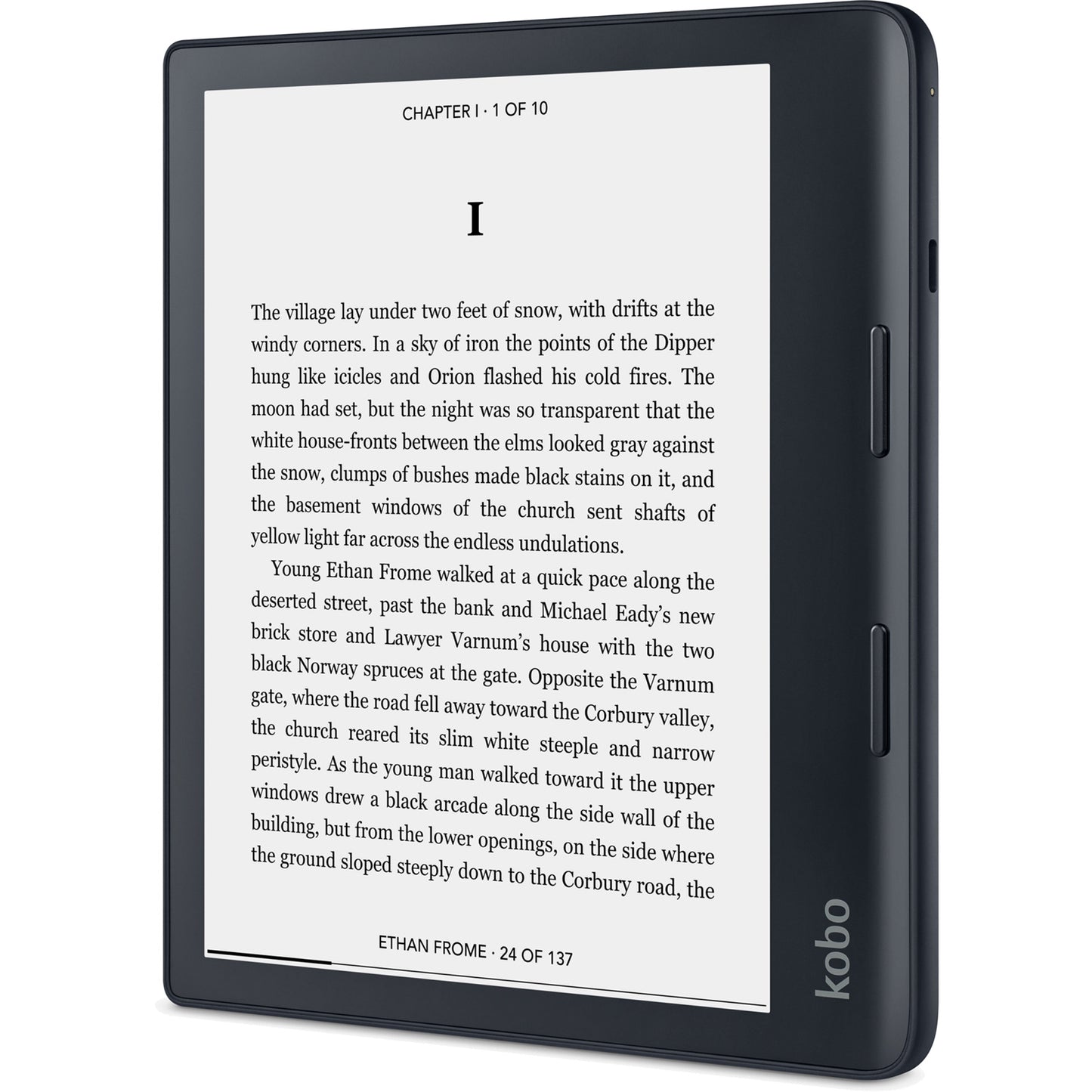 Kobo Sage 8" eReader | HD 32GB Carta Display Touchscreen & Comfort Light (Black)