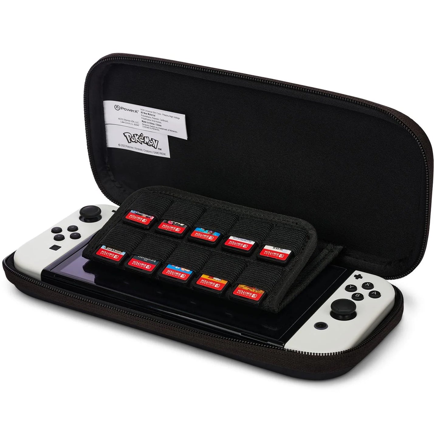PowerA Pikachu High Voltage Slim Carry Case for Nintendo Switch - OLED - Lite Gaming Console