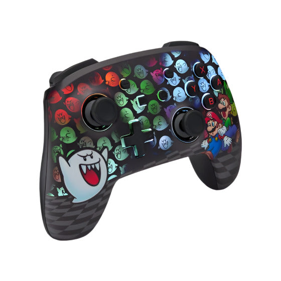 PowerA Enhanced Wireless Controller for Nintendo Switch with Lumectra - Mario Peek-A-Boo