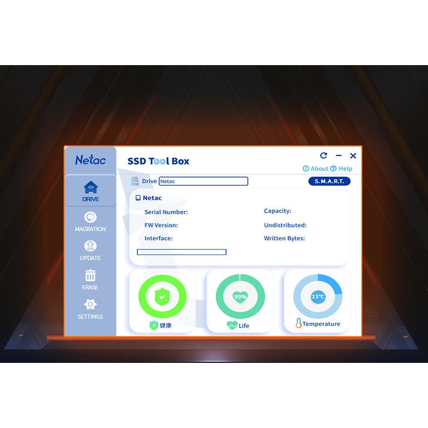 Netac NV7000-T 1TB PCIe4x4 M.2 2280 NVMe SSD with Heatsink (5 Years Warranty)