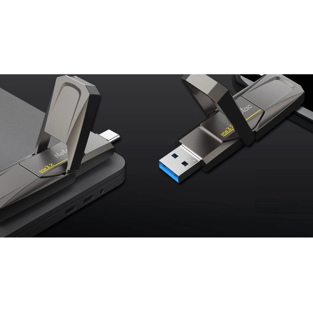 Netac US5 USB3.2 Type-A + Type-C | 512GB External SSD