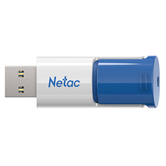 Netac U182 USB 3.0 Flash Drive 32GB UFD Retractable Blue/White