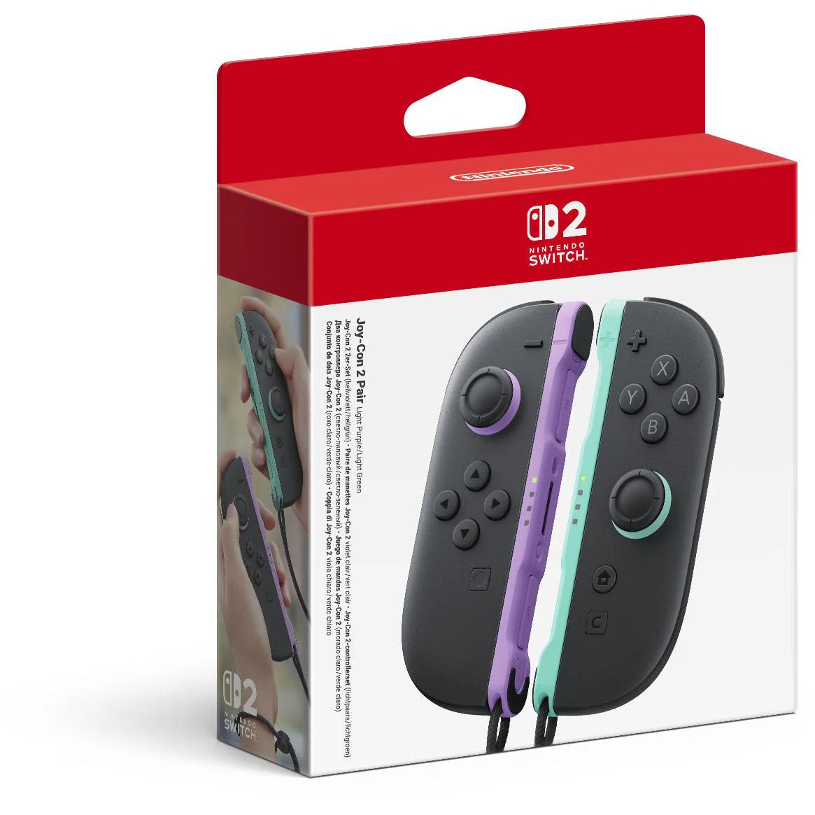 Nintendo Switch 2 Joy-Con 2 Pair JoyCon Light Purple/Light Green