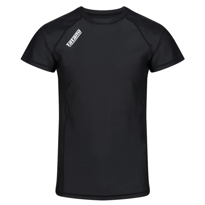 Tatami Nova Short Sleeve Rash Guard - Black - Medium (M)