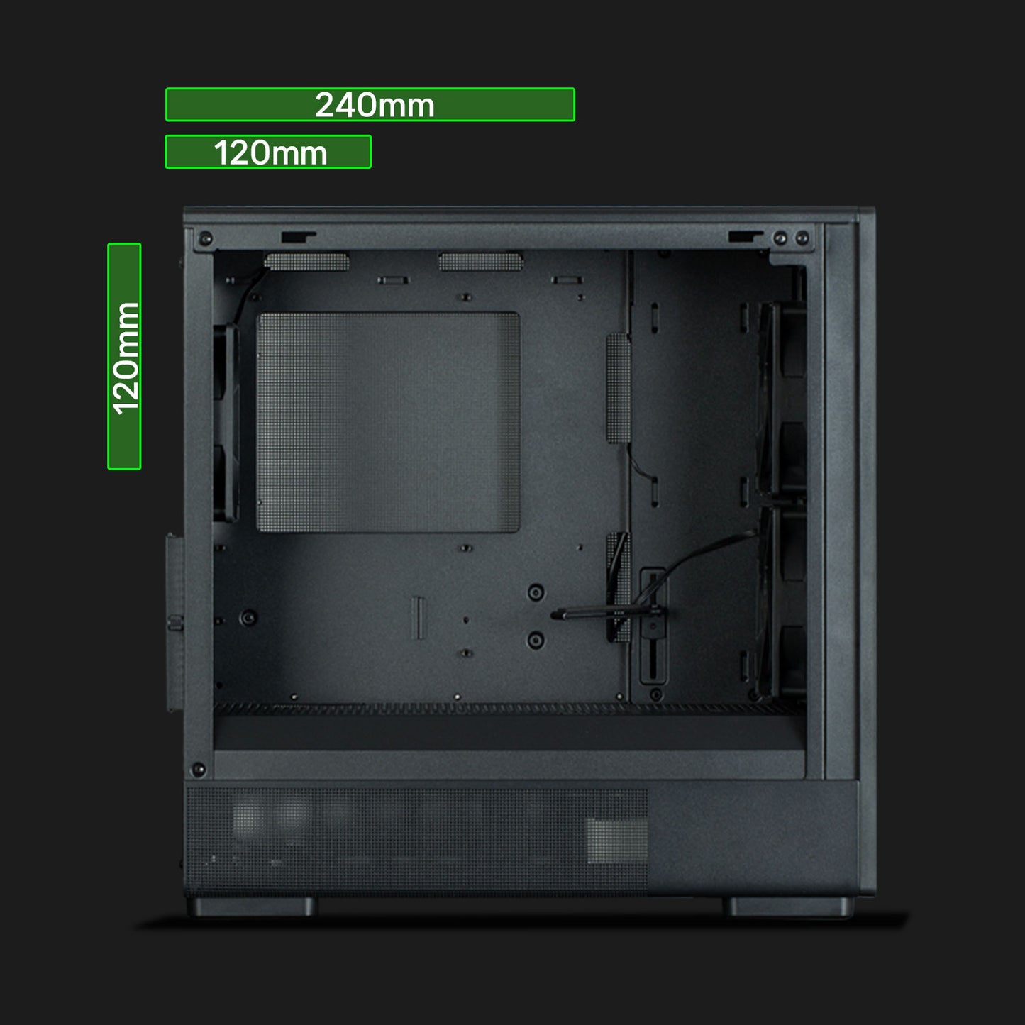 Zalman P10 Namu mATX Mini Tower Case (Black)