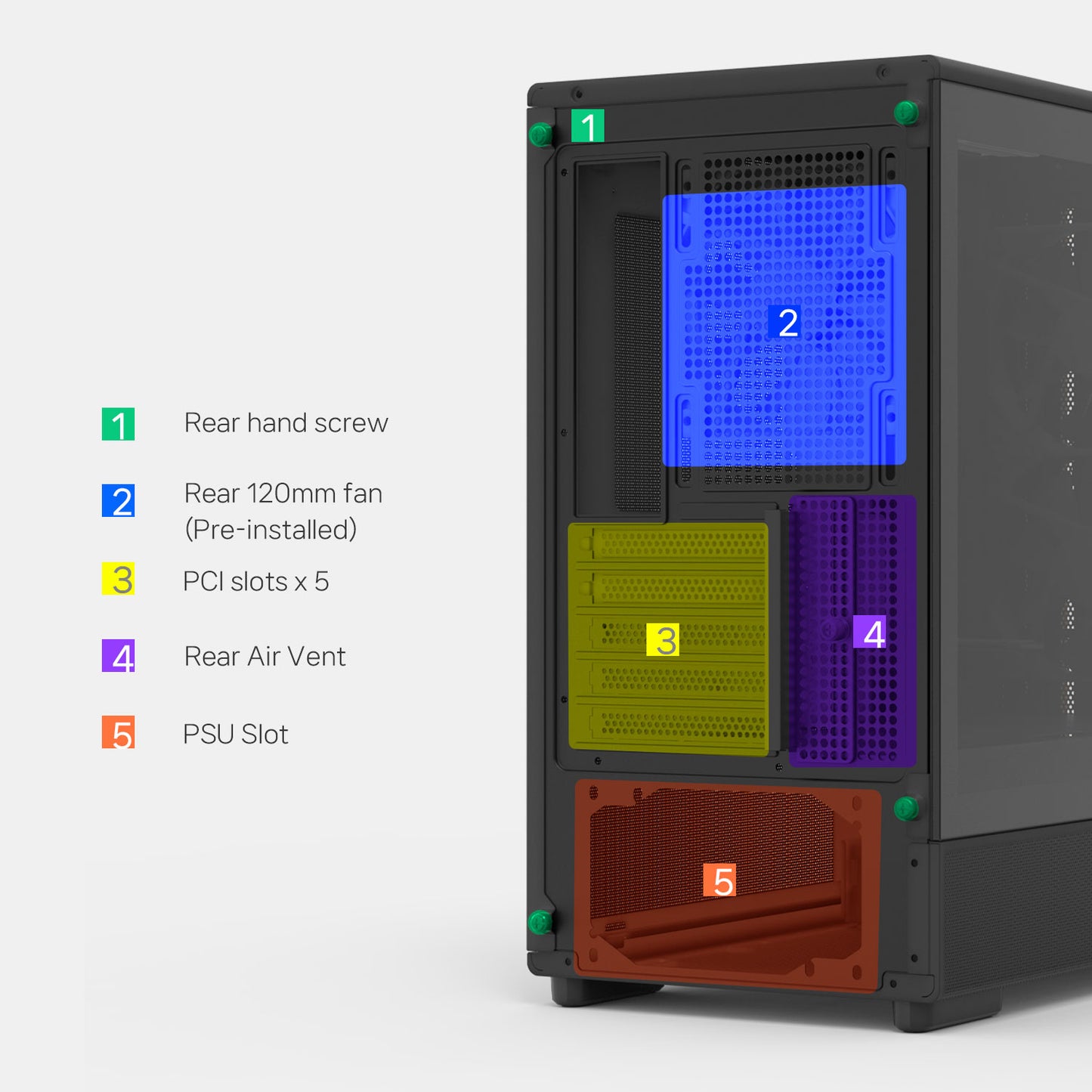 Zalman P10 Namu mATX Mini Tower Case (Black)
