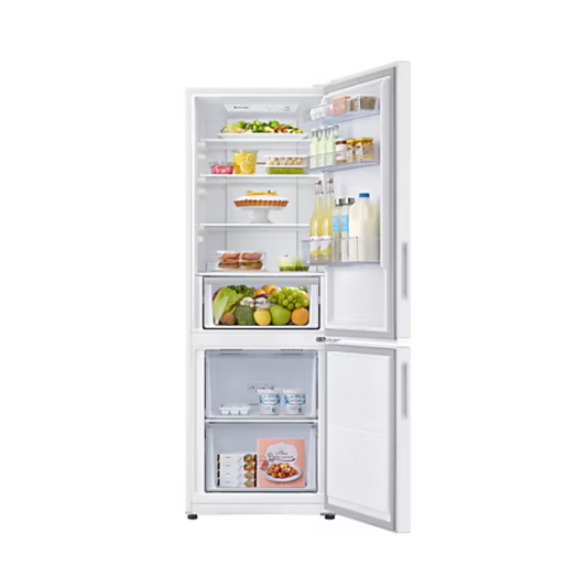 Samsung Refrigerator 310L RB4000N SRL336NW BMF - Bottom Mount Fridge Freezer Snow White