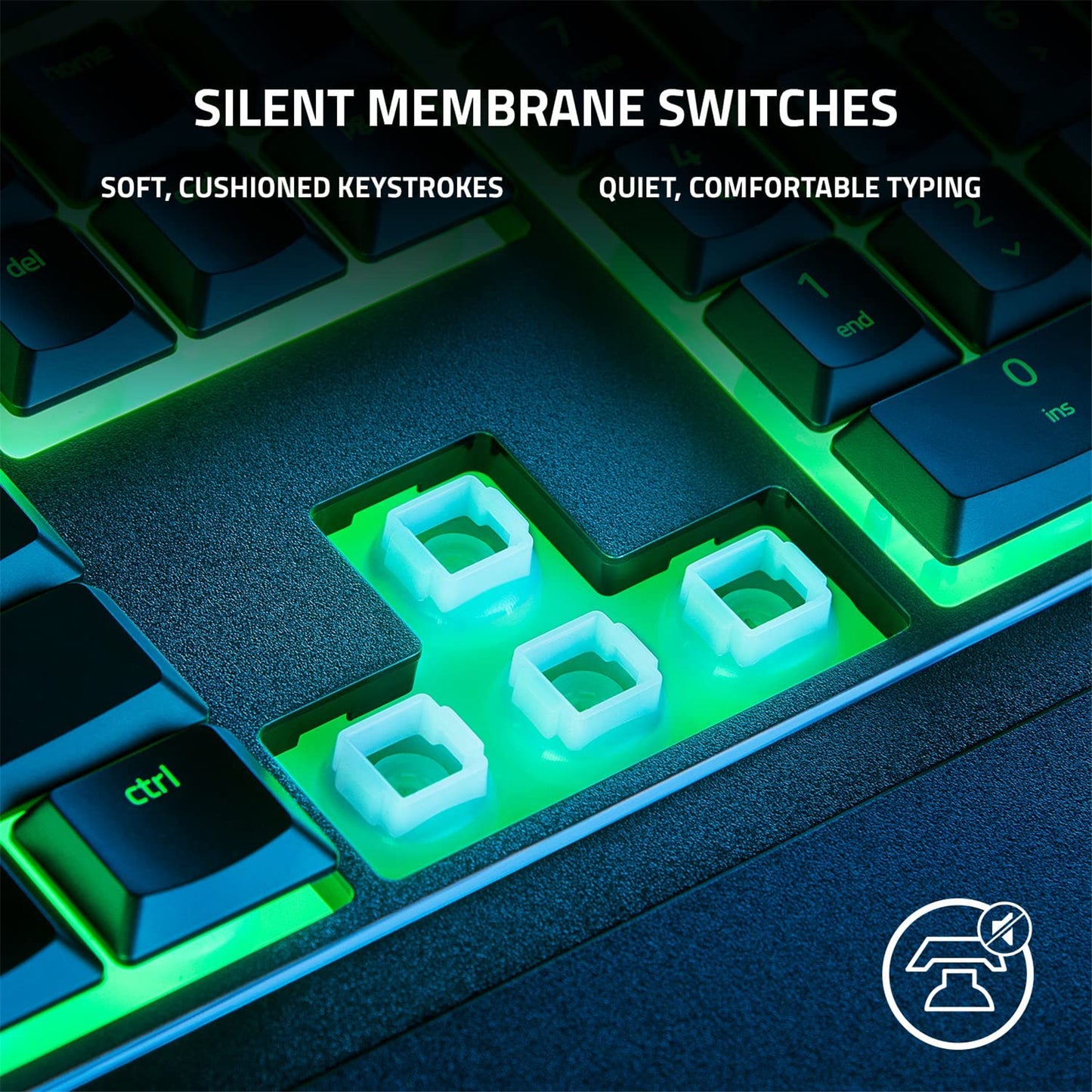 Razer Ornata V3 X - Low Profile Gaming Keyboard (US Layout)