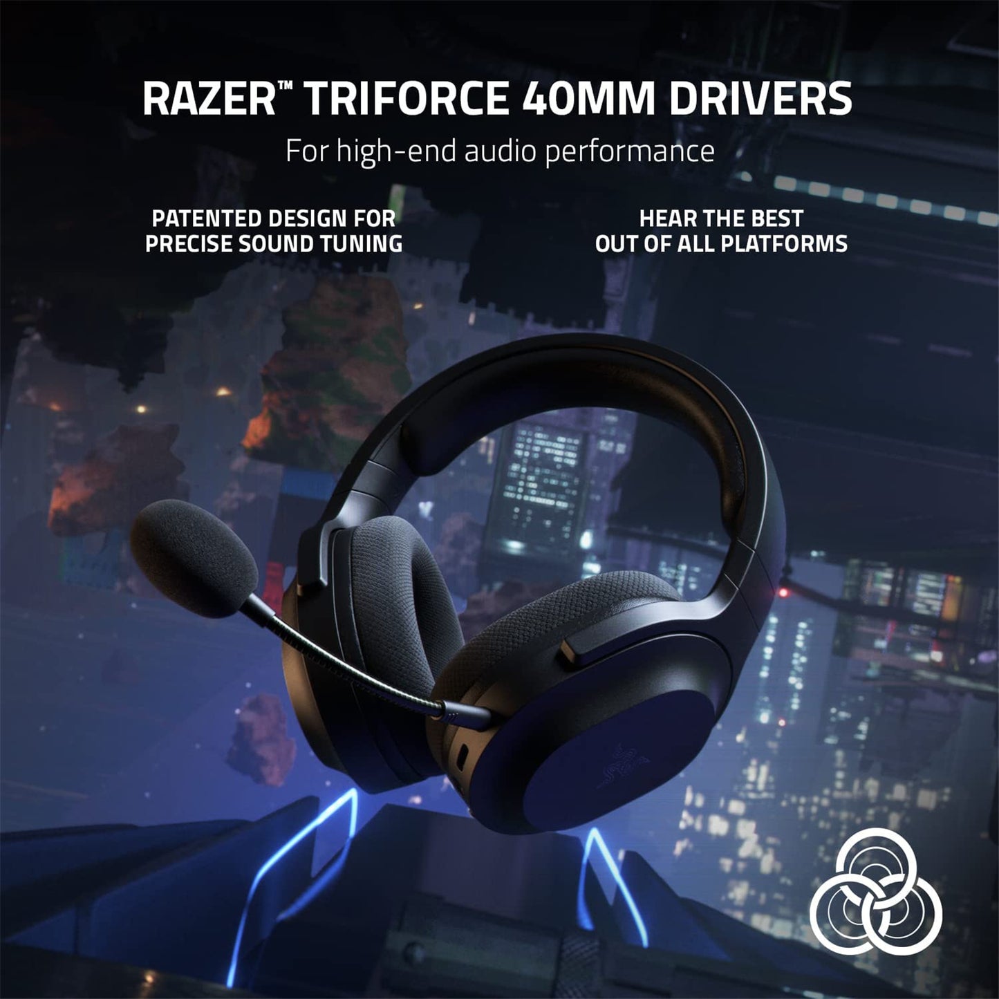 Razer Barracuda X - Wireless Multi-Platform Gaming & Mobile Headset (Black)