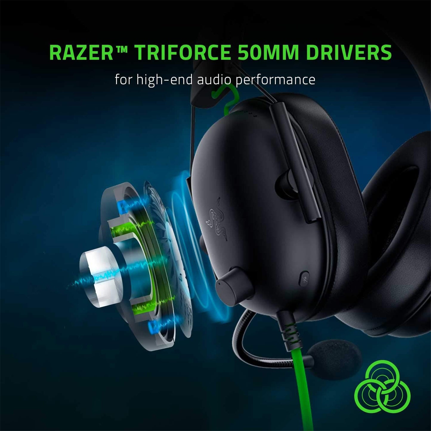 Razer Blackshark V2 X USB - Wired Gaming Headset