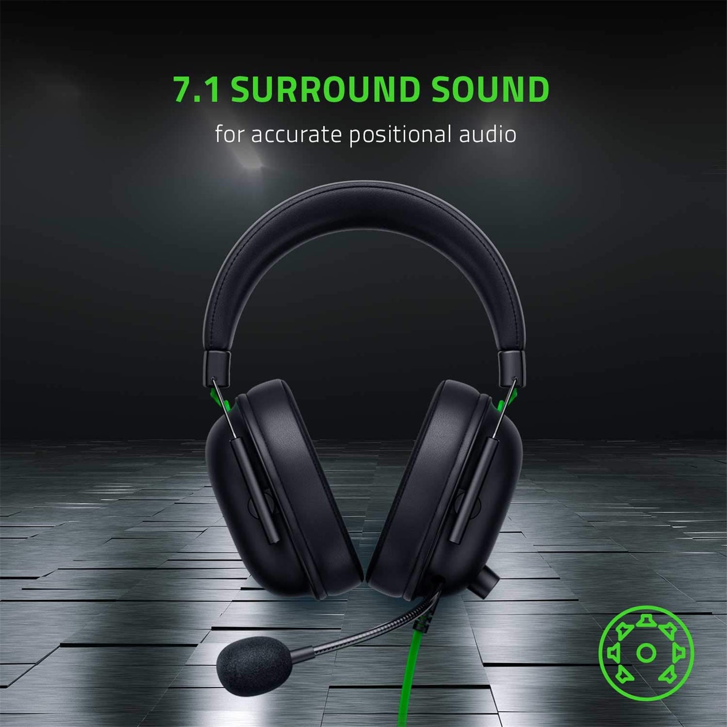 Razer Blackshark V2 X USB - Wired Gaming Headset