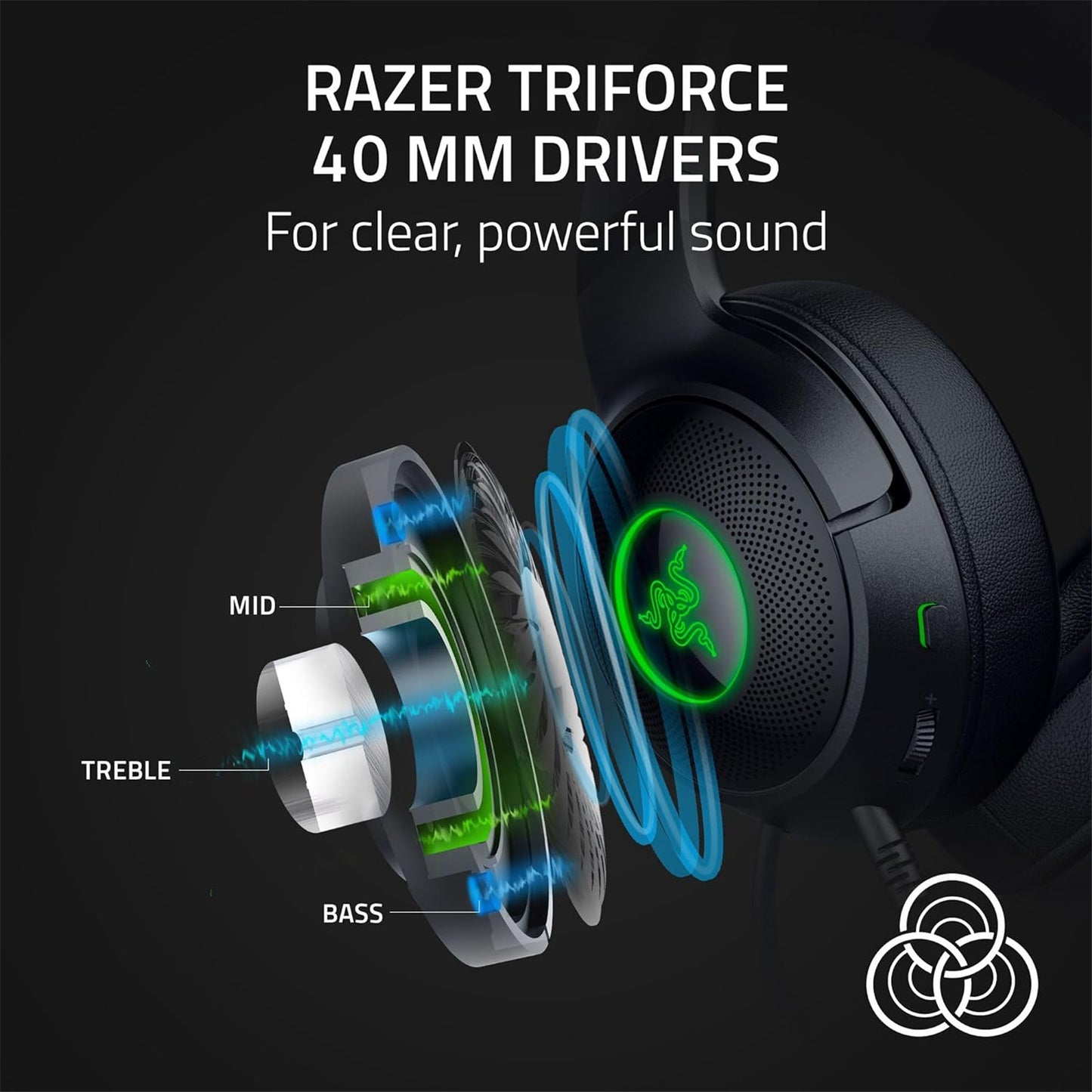 Razer Kraken Kitty V2 - USB Headset With RGB Kitty Ears (Black)
