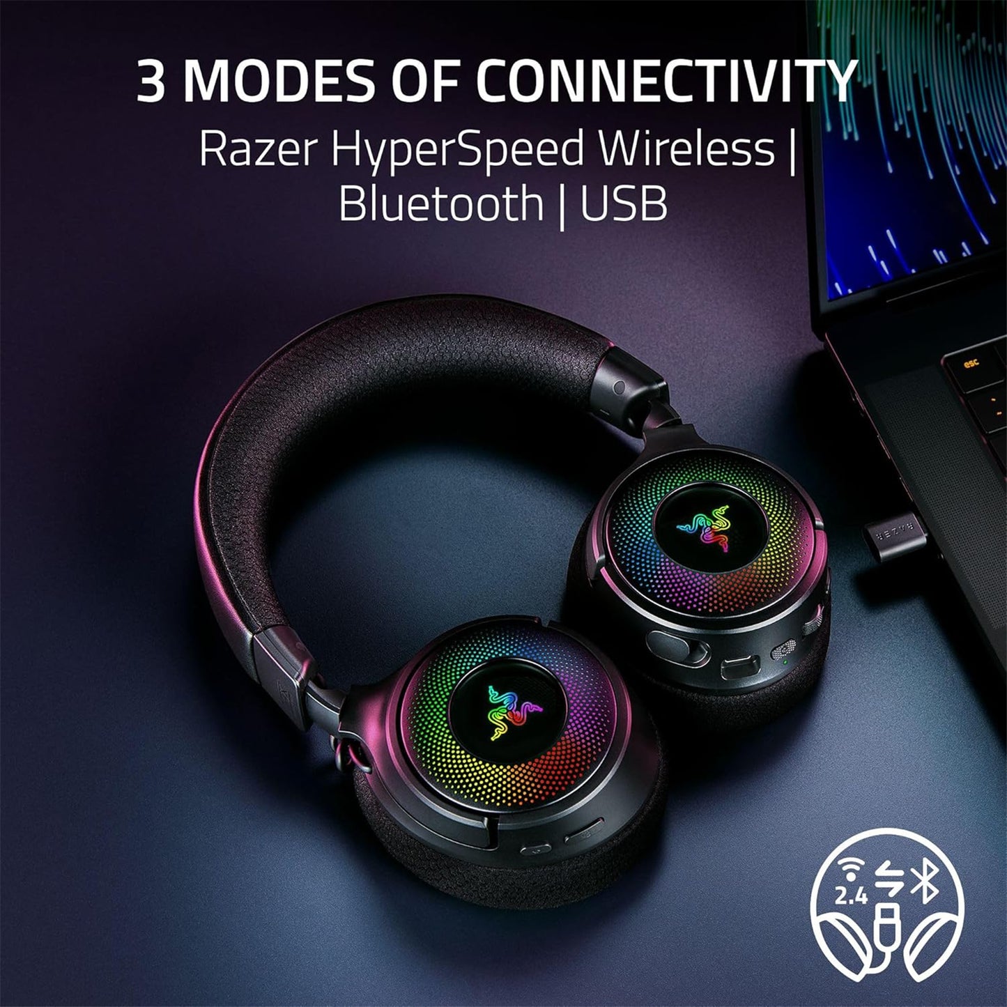 Razer Kraken V4 - Wireless Gaming Headset