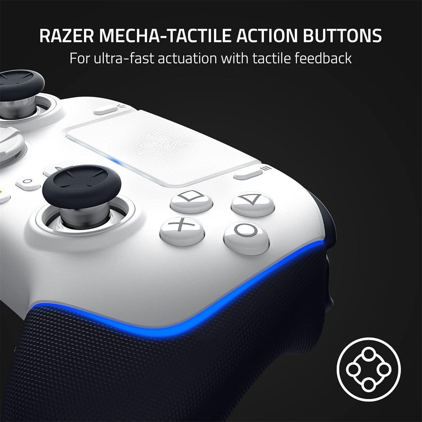 Razer Wolverine V2 Pro - Wireless Playstation 5 & PC Gaming Controller (White)