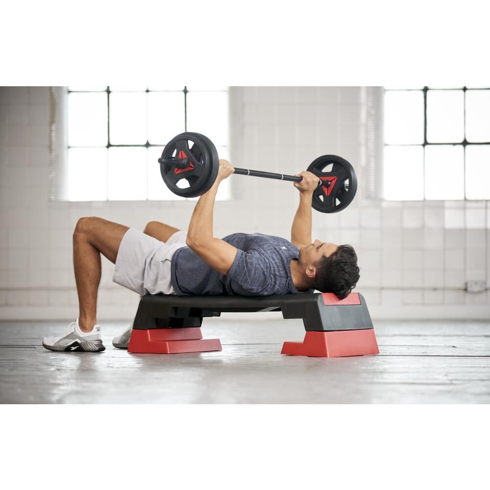 Reebok The Original Step - Aerobic Fitness HIIT Step Platform Workout Deck Black/Red