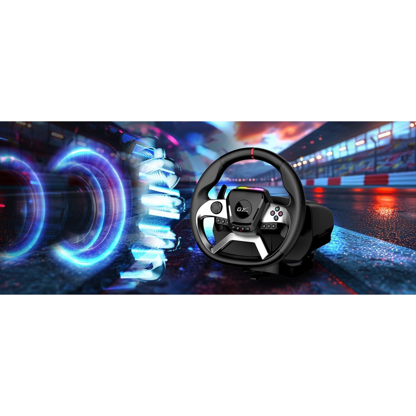 Genius SpeedMaster X5 Racing Wheel with Force Feedback